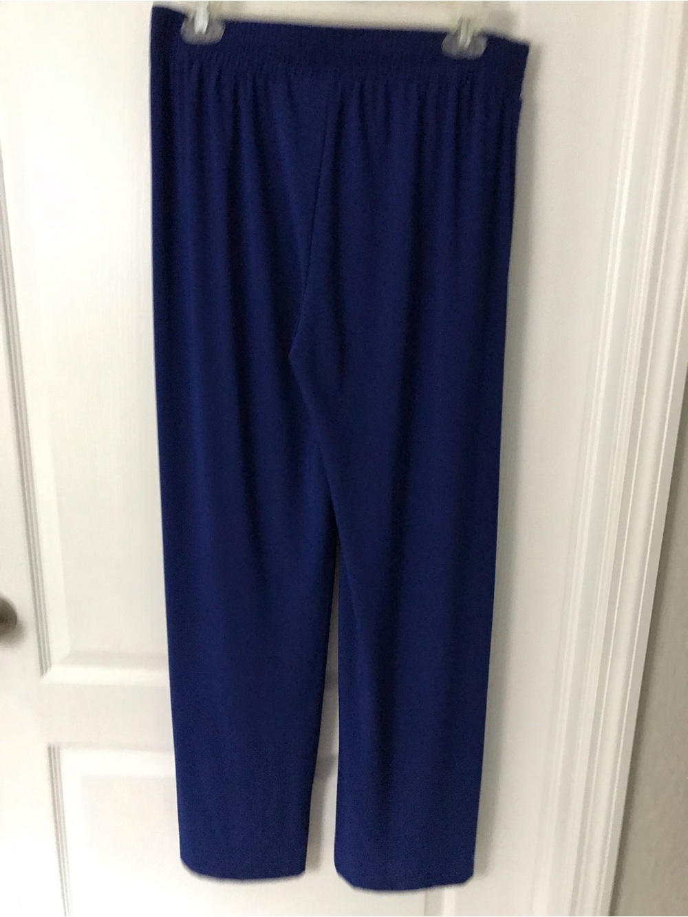 Royal Blue Wide Leg Pull-On Pants, no size tag